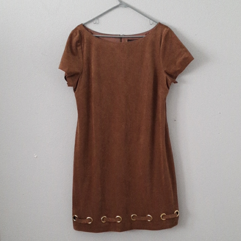 Jessica Howard size 16 faux suede dress